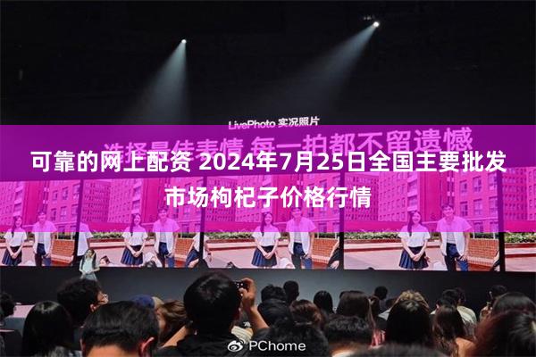 可靠的网上配资 2024年7月25日全国主要批发市场枸杞子价格行情