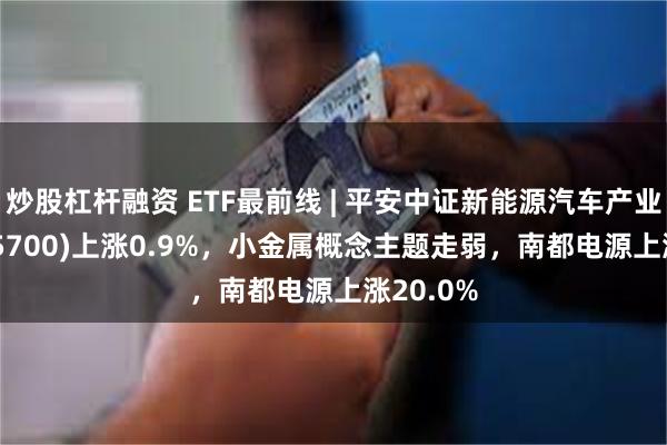 炒股杠杆融资 ETF最前线 | 平安中证新能源汽车产业ETF(515700)上涨0.9%，小金属概念主题走弱，南都电源上涨20.0%