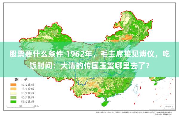 股票要什么条件 1962年，毛主席接见溥仪，吃饭时问：大清的传国玉玺哪里去了？