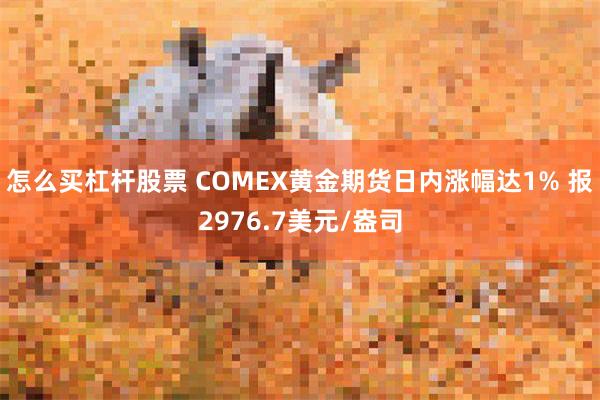 怎么买杠杆股票 COMEX黄金期货日内涨幅达1% 报2976.7美元/盎司